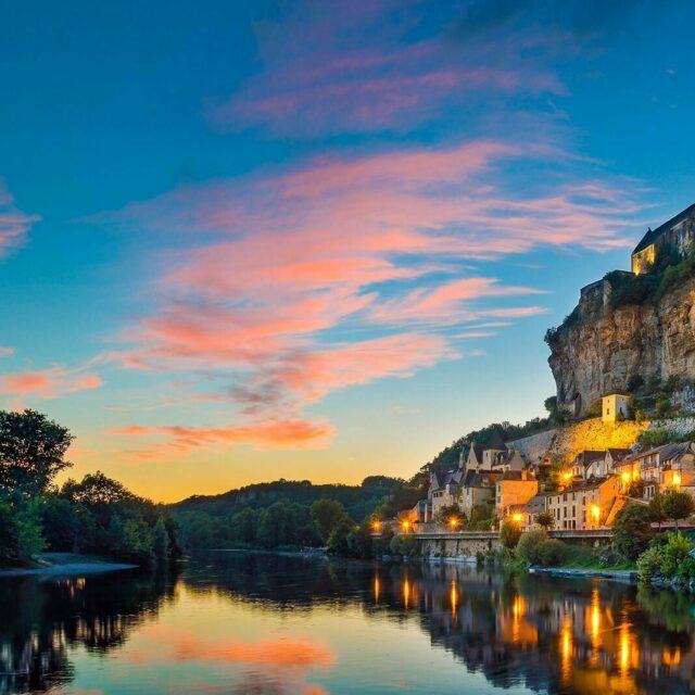 paysage romantique vallée de la Dordogne pour mariage